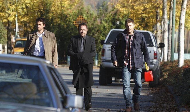 Supernatural - Road Trip - Kuvat elokuvasta - Misha Collins, Mark Sheppard, Jensen Ackles