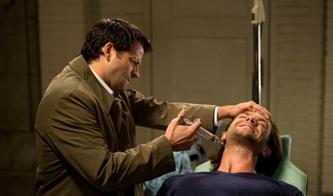 Supernatural - Die erste Klinge - Filmfotos - Misha Collins, Jared Padalecki