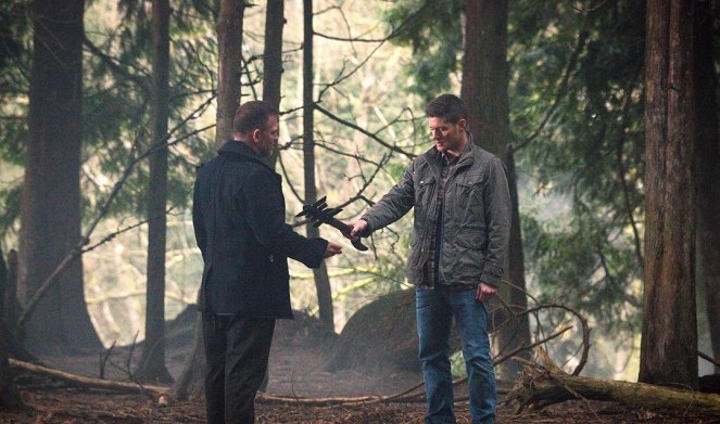 Supernatural - Season 10 - La Boîte de Werther - Photos - Ty Olsson, Jensen Ackles