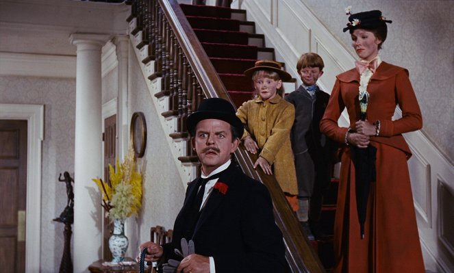Mary Poppins - Van film - David Tomlinson, Karen Dotrice, Matthew Garber, Julie Andrews