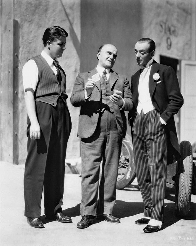 Svět valčíků - Z natáčení - George Stevens, Victor Moore, Fred Astaire