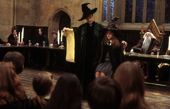 Harry Potter és a bölcsek köve - Filmfotók - Alan Rickman, Ian Hart, Maggie Smith, Emma Watson, Richard Harris