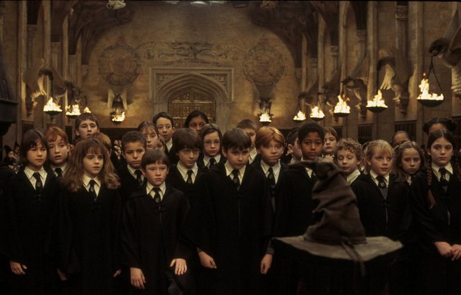 Harry Potter à l'école des sorciers - Film - Emma Watson, Devon Murray, Daniel Radcliffe, Matthew Lewis, Rupert Grint, Alfred Enoch