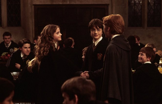 Harry Potter i Komnata Tajemnic - Z filmu - Emma Watson, Daniel Radcliffe, Rupert Grint