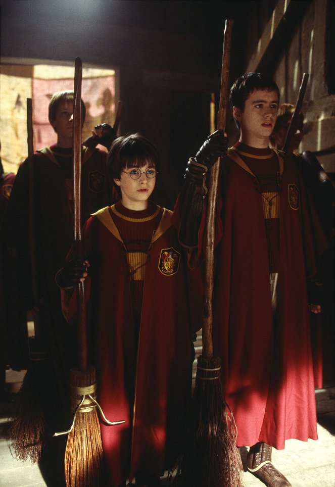 Harry Potter a Kámen mudrců - Z filmu - James Phelps, Daniel Radcliffe, Sean Biggerstaff