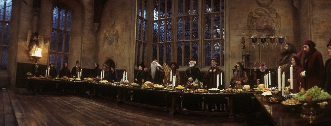 Harry Potter a Kameň mudrcov - Z filmu - Alan Rickman, Ian Hart, Maggie Smith, Richard Harris, Robbie Coltrane