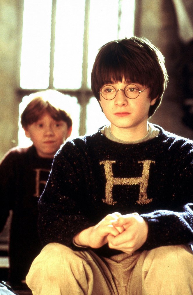 Harry Potter i Kamień Filozoficzny - Z filmu - Rupert Grint, Daniel Radcliffe