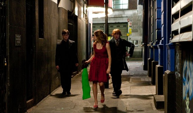 Harry Potter a Dary smrti - 1. - Z nakrúcania - Daniel Radcliffe, Emma Watson, Rupert Grint