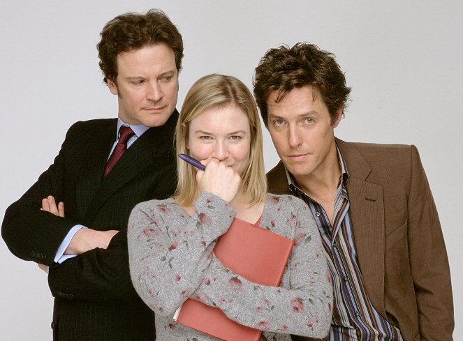 Bridget Jones - Am Rande des Wahnsinns - Werbefoto - Colin Firth, Renée Zellweger, Hugh Grant