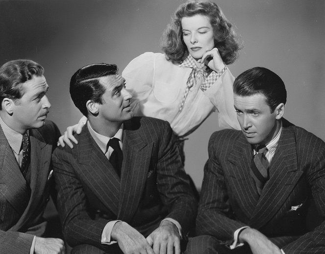 Skandaalihäät - Promokuvat - John Howard, Cary Grant, Katharine Hepburn, James Stewart