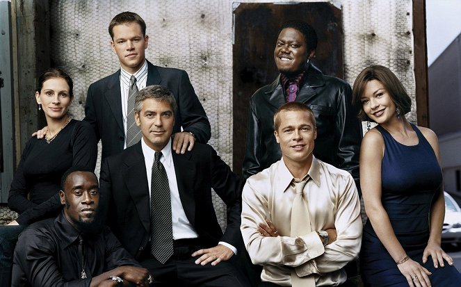 Ocean's Twelve - Promokuvat - Julia Roberts, Don Cheadle, Matt Damon, George Clooney, Bernie Mac, Brad Pitt, Catherine Zeta-Jones