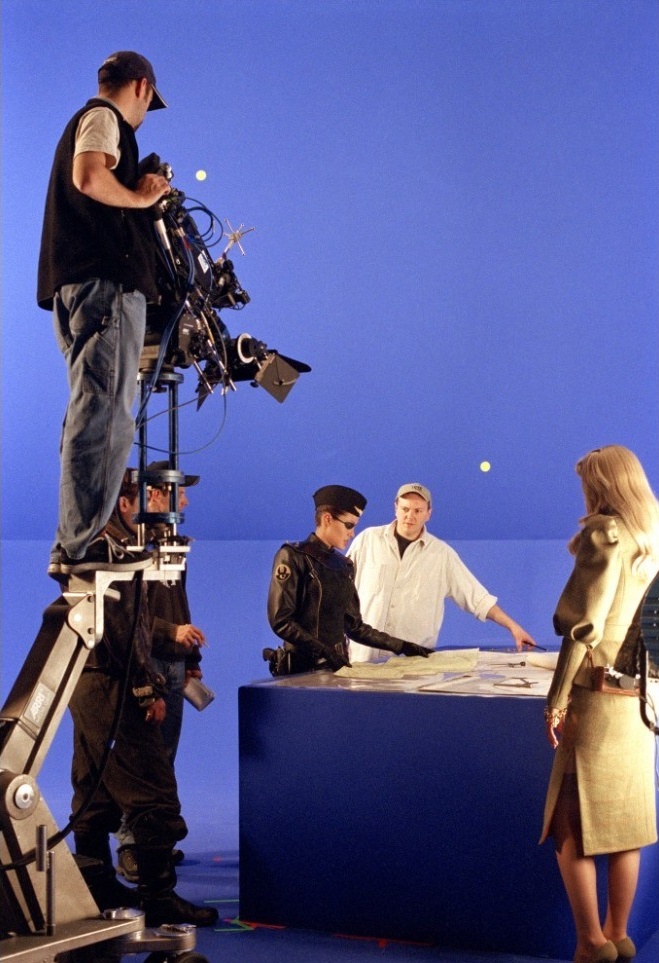 Sky Captain and the World of Tomorrow - Dreharbeiten - Angelina Jolie, Kerry Conran
