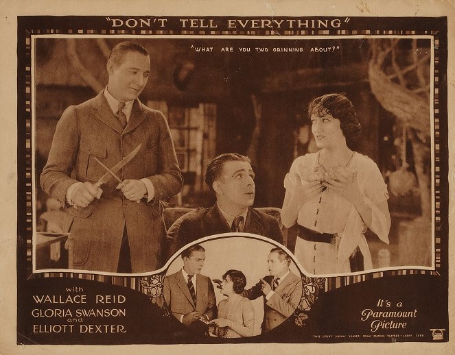 Don't Tell Everything - Cartes de lobby