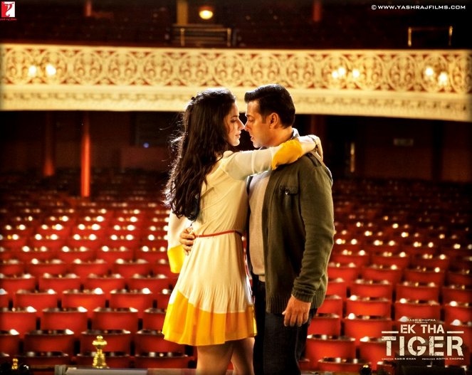 Ek Tha Tiger - Lobby karty - Katrina Kaif, Salman Khan