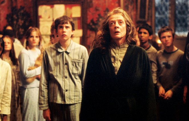 Harry Potter und der Gefangene von Askaban - Filmfotos - Emma Watson, Matthew Lewis, Maggie Smith