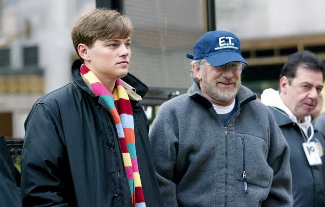 Catch Me If You Can - Dreharbeiten - Leonardo DiCaprio, Steven Spielberg
