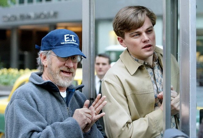 Catch Me If You Can - Dreharbeiten - Steven Spielberg, Leonardo DiCaprio