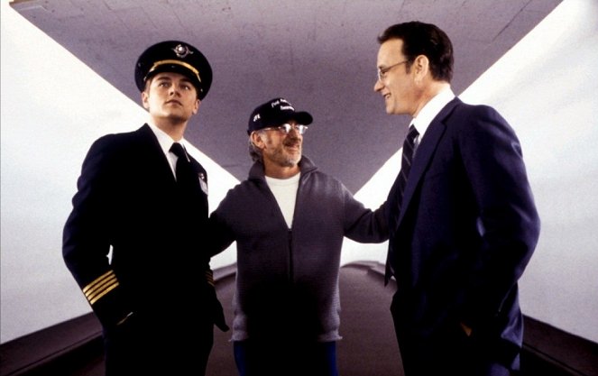 Catch Me If You Can - Dreharbeiten - Leonardo DiCaprio, Steven Spielberg, Tom Hanks