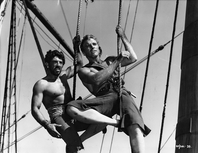 A vörös kalóz - Filmfotók - Nick Cravat, Burt Lancaster