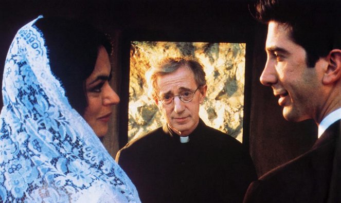 Řezník, kněz a prostitutka - Z filmu - Maria Grazia Cucinotta, Woody Allen, David Schwimmer