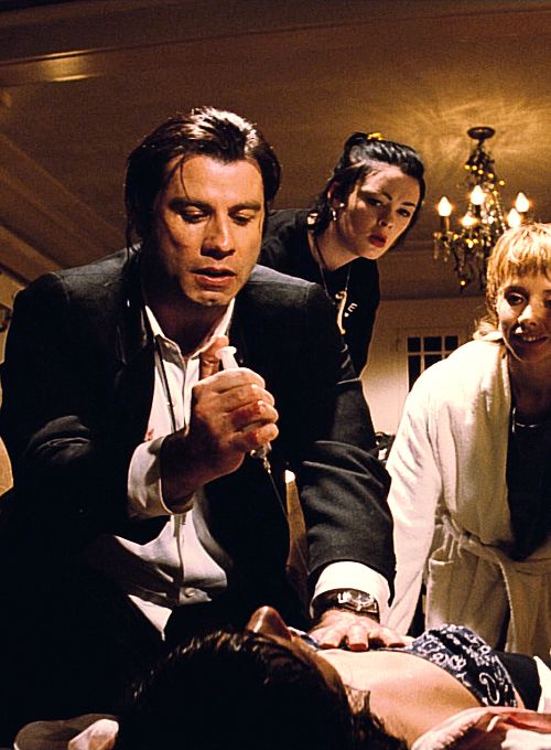 Pulp Fiction - Do filme - John Travolta, Bronagh Gallagher, Rosanna Arquette