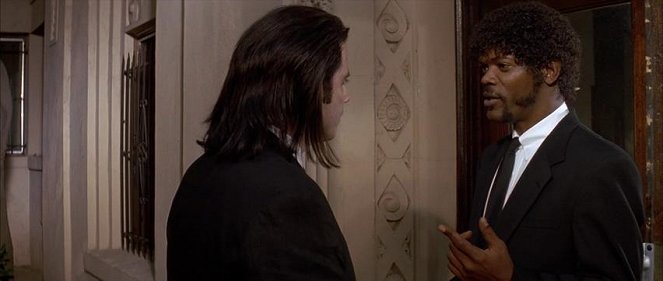 Pulp Fiction - De la película - John Travolta, Samuel L. Jackson