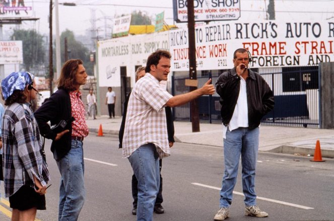 Pulp Fiction - Tarinoita väkivallasta - Kuvat kuvauksista - Lawrence Bender, Quentin Tarantino