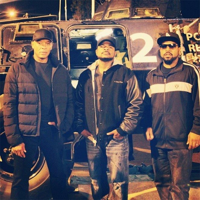 Straight Outta Compton - Tournage - Dr. Dre, F. Gary Gray, Ice Cube