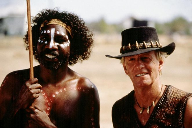 Cocodrilo Dundee en Los Ángeles - De la película - David Ngoombujarra, Paul Hogan