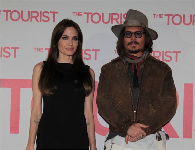 Turysta - Z imprez - Angelina Jolie, Johnny Depp