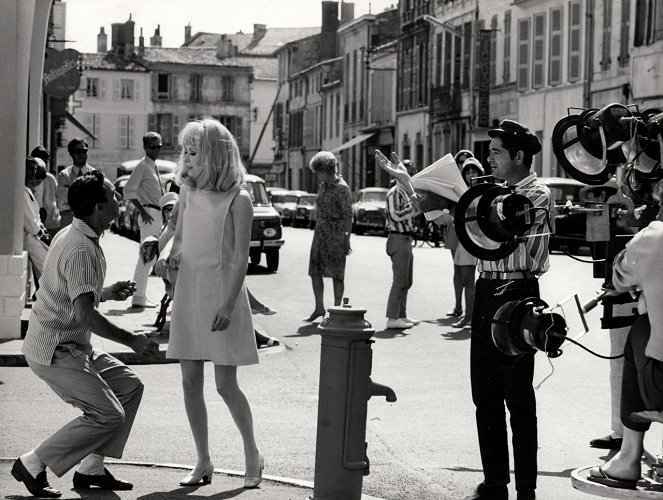 Die Mädchen von Rochefort - Dreharbeiten - Gene Kelly, Catherine Deneuve, Jacques Demy