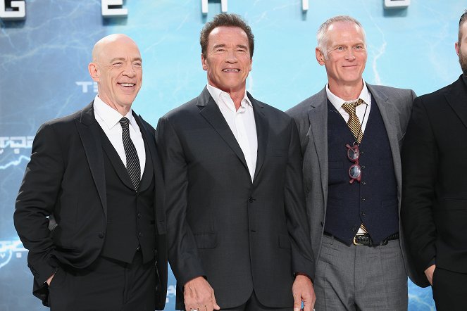 Terminator Genisys - Events - J.K. Simmons, Arnold Schwarzenegger, Alan Taylor