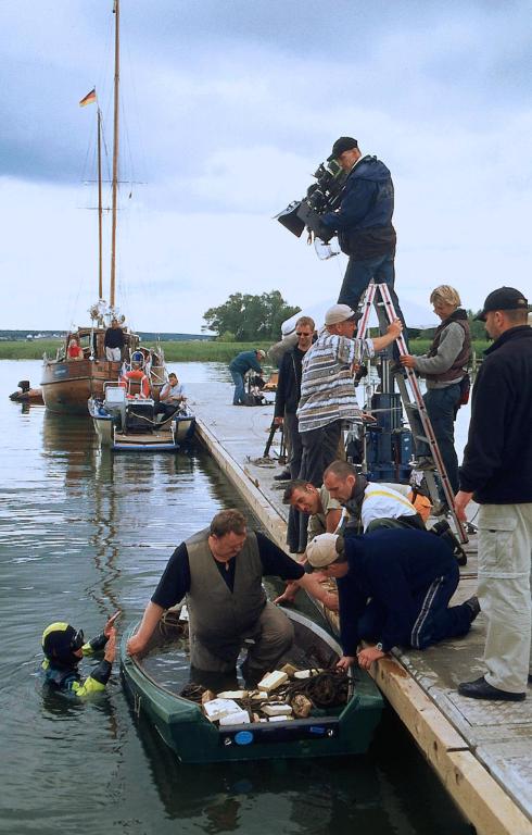 Sperling - Sperling und der stumme Schrei - Tournage - Dieter Pfaff