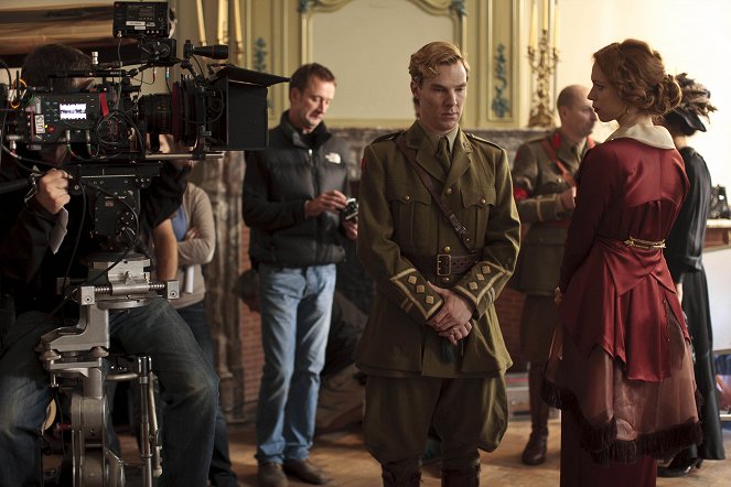 Konec přehlídky - Z natáčení - Benedict Cumberbatch, Rebecca Hall