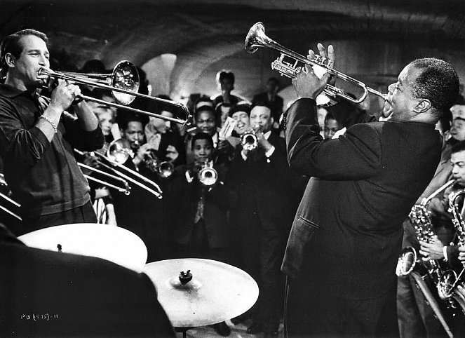 Paris Blues - Filmfotos - Paul Newman, Louis Armstrong