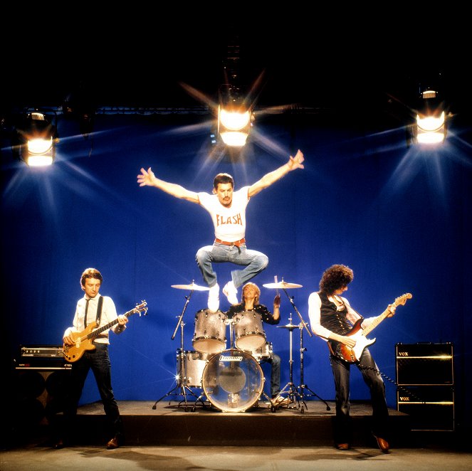 Queen: Play the Game - De la película - John Deacon, Freddie Mercury, Roger Taylor, Brian May
