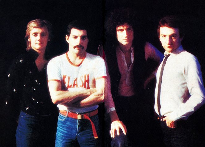 Queen: Play the Game - Werbefoto - Roger Taylor, Freddie Mercury, Brian May, John Deacon
