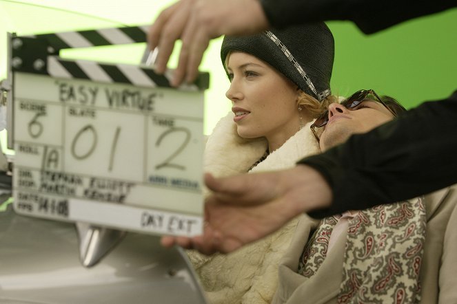 Easy Virtue - De filmagens - Jessica Biel
