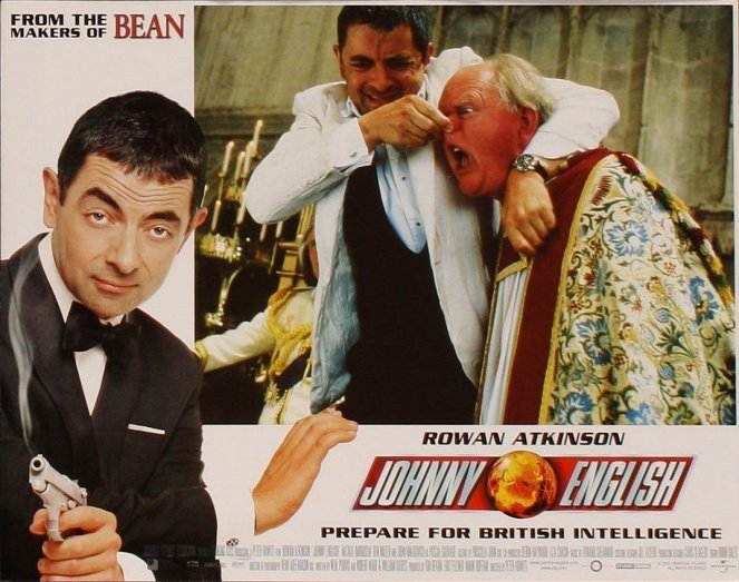 Johnny English - Cartões lobby - Rowan Atkinson, Oliver Ford Davies