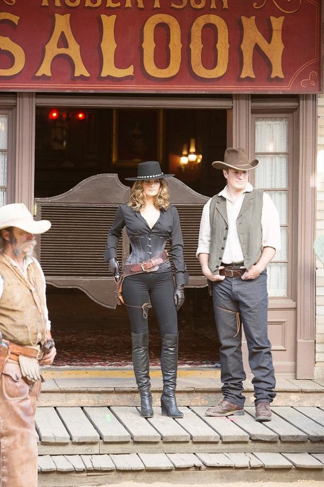 Castle - Once Upon a Time in the West - De la película - Stana Katic, Nathan Fillion