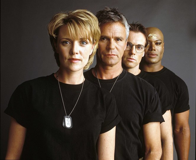 Stargate Kommando SG-1 - Season 1 - Werbefoto - Amanda Tapping, Richard Dean Anderson, Michael Shanks, Christopher Judge