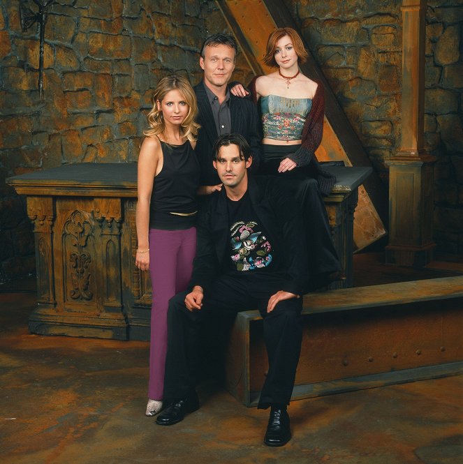Buffy Vampyyrintappajat - Season 5 - Promokuvat - Sarah Michelle Gellar, Anthony Head, Nicholas Brendon, Alyson Hannigan