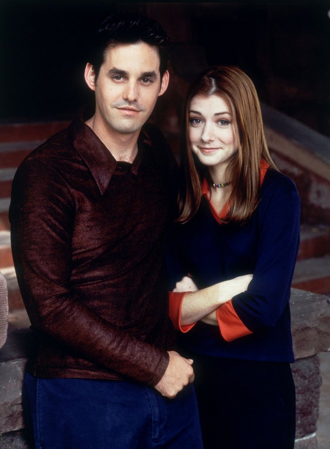 Buffy - Im Bann der Dämonen - Season 2 - Werbefoto - Nicholas Brendon, Alyson Hannigan