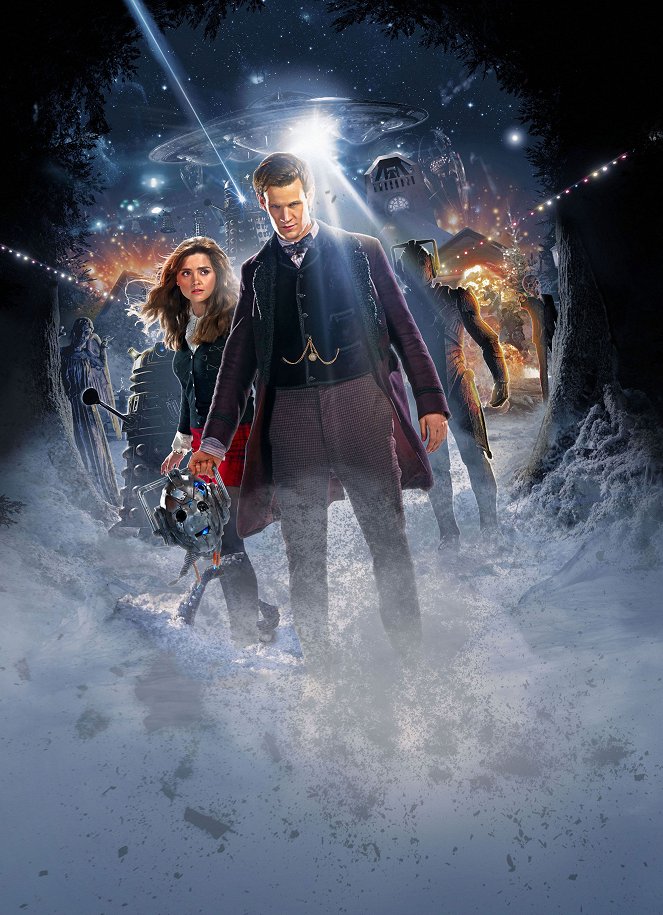 Doctor Who - The Time of the Doctor - Promoción - Jenna Coleman, Matt Smith