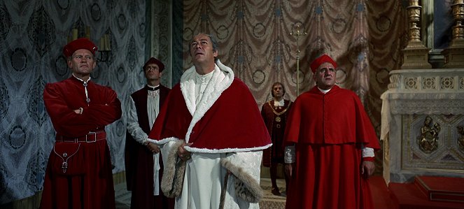 V službách pápeža - Z filmu - Harry Andrews, Rex Harrison, Adolfo Celi