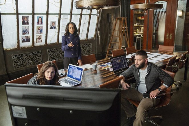 Scandal - Season 4 - I'm Just a Bill - Photos - Katie Lowes, Kerry Washington, Guillermo Díaz