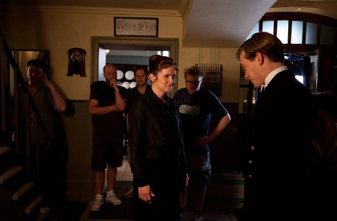 Downton Abbey - Season 3 - Episode 5 - Del rodaje - Siobhan Finneran, Ed Speleers