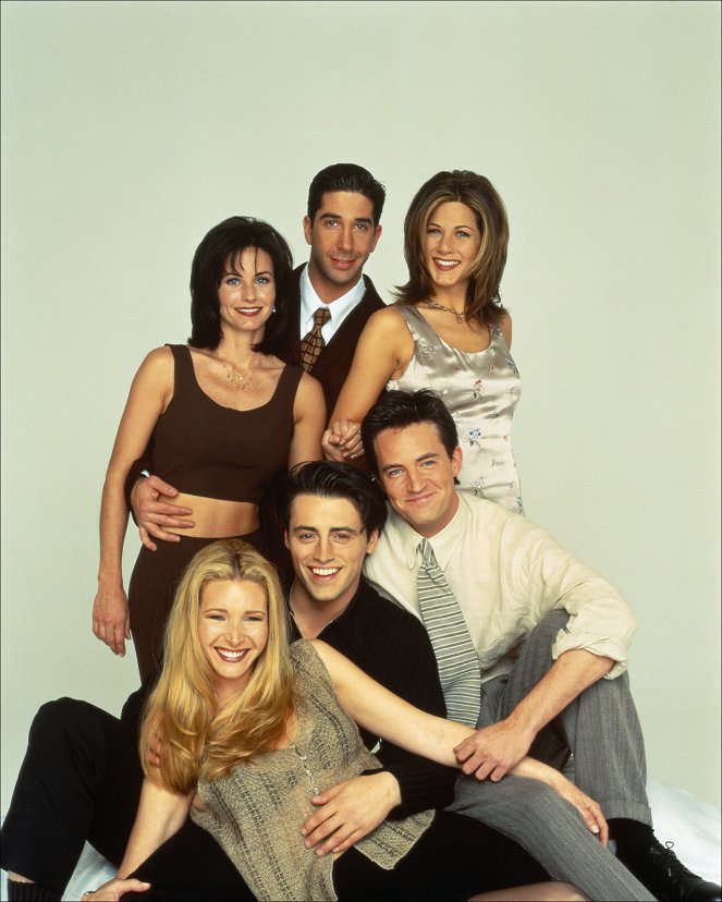 Friends - Season 1 - Promokuvat - Courteney Cox, David Schwimmer, Jennifer Aniston, Lisa Kudrow, Matt LeBlanc, Matthew Perry