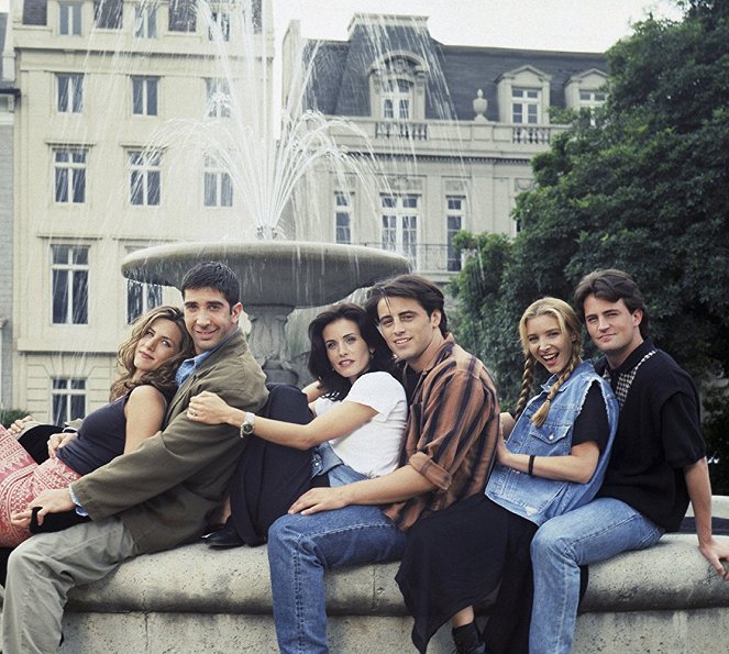 Friends - Season 1 - Werbefoto - Matt LeBlanc, Courteney Cox, David Schwimmer, Jennifer Aniston, Lisa Kudrow, Matthew Perry