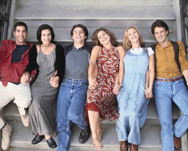 Friends - Season 1 - Promokuvat - Courteney Cox, David Schwimmer, Matt LeBlanc, Jennifer Aniston, Lisa Kudrow, Matthew Perry